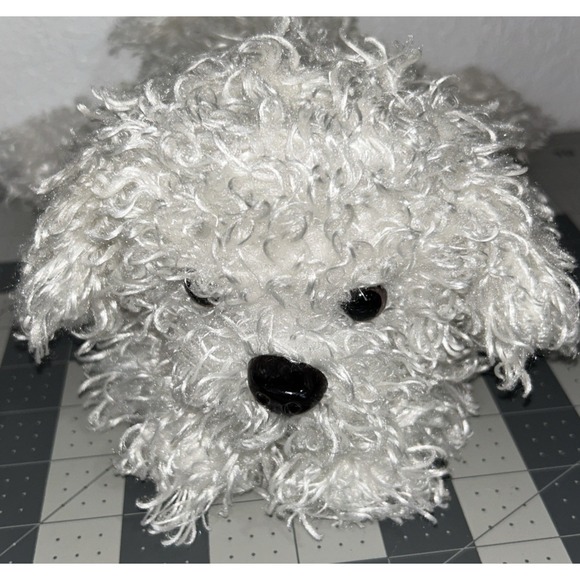 Barbie Plush Dog Light Up Nose Barking Sneezing 2011 Mattel White Pink Collar - Picture 15 of 16